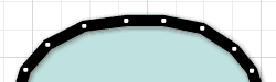 Curved-wall